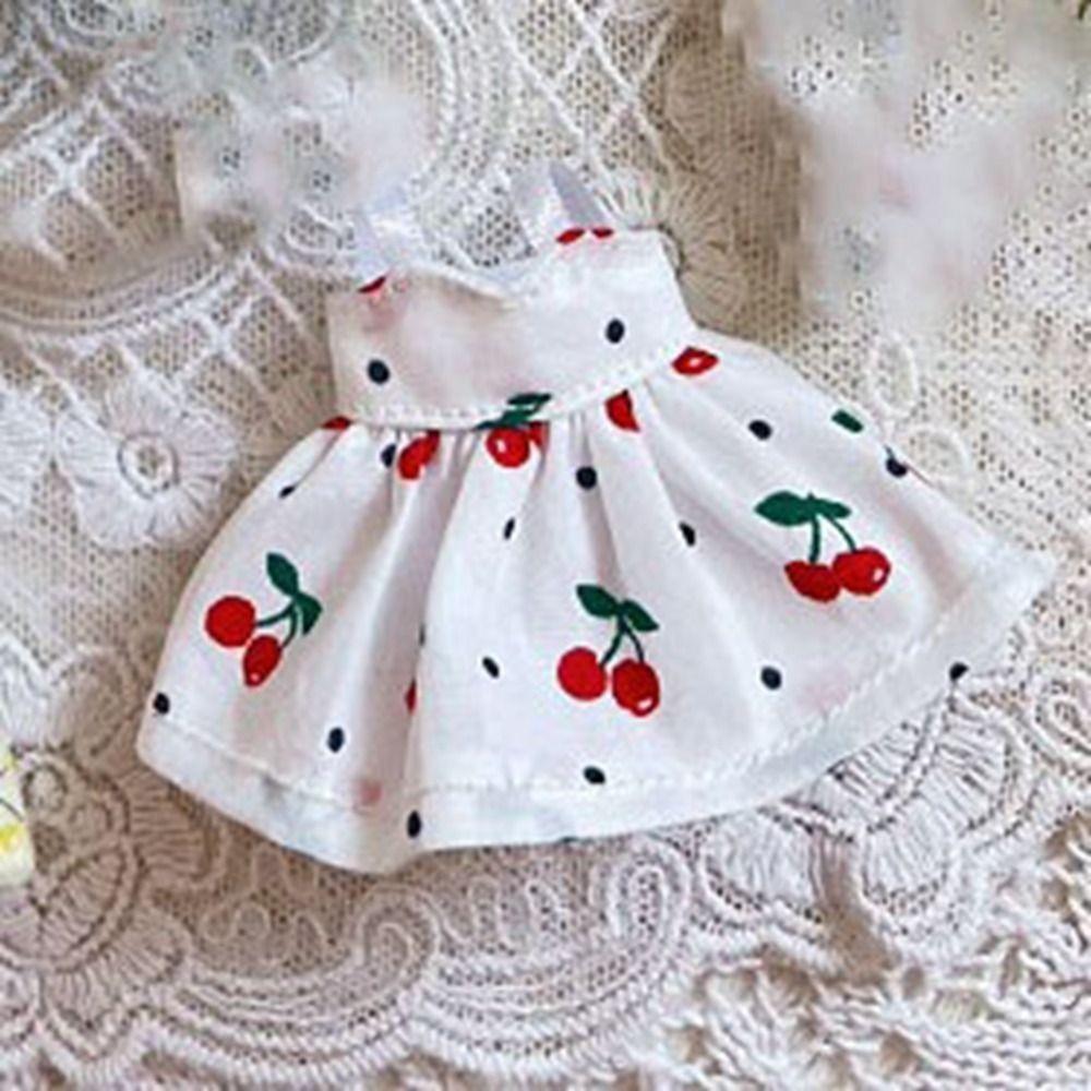 Handmade Dolls Outfits Dresses Fashion White Cardigan Doll Clothes Skirt 1/11 OB11 Dolls/1/12 BJD
