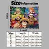 Настенное панно One Piece Эстетичное настенное украшение Печатная тканевая покрывало Декоративные панно для спальни гостиной Домашний декор