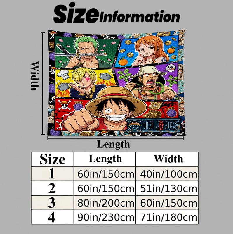 Настенное панно One Piece Эстетичное настенное украшение Печатная тканевая покрывало Декоративные панно для спальни гостиной Домашний декор