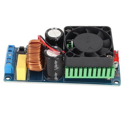 Плата усилителя мощности IRS2092S 500 Вт Моноканал D Hi-Fi Плата усилителя мощности с охлаждающим вентилятором для DIY звуковой системы