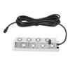 Ultrasonic Fogger 8 Head IP67 Water Proof 304 Stainless Steel Quiet Mist Maker with 5m Cord for