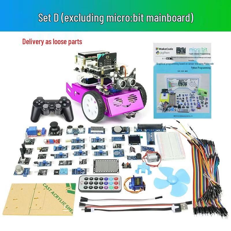 Набор робота CreateBlock Microbit для программирования с помощью ИИ