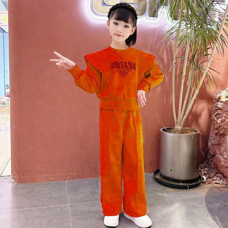 Fashionable Children's Sweatshirt Suit Spring Autumn Large Kids Stylish Korean Version Children's Outerwear