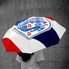 EnglFootball Crest Automatic Folding Umbrella - 8-Rib Travel Umbrella with Auto Open/Close & Portable, Gift for Christmas, Birthdays