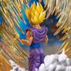 Jt Statue Drogan Boll Z Son Gohan Figure Replaceable Heads Led Base Super Saiyan Gohan Action Figures Collection Mode Toys Gifts