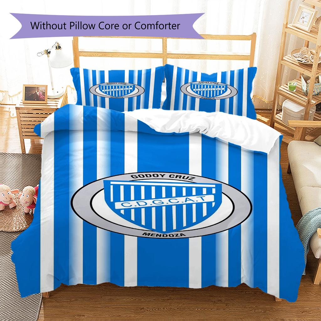 Godoy Cruz Pattern Bedding Set Quilt Cover Pillowcase Home Decor Gift (1 * duvet cover + 2 * pillowcase, without core)