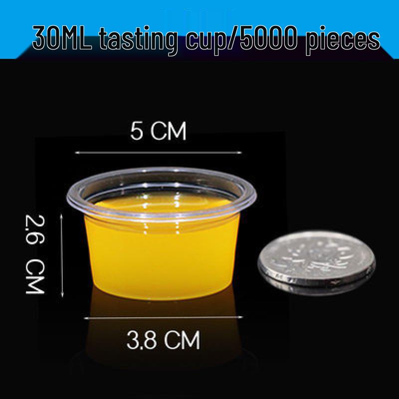 Mini Disposable Tasting Cups, 20-Pack: Ideal for Milk Tea, Jelly, Pudding, or Wine Tasting