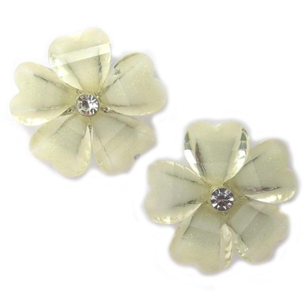 Les Trésors De Lily [K0991] - Серьги «Принцесса» цвета слоновой кости.