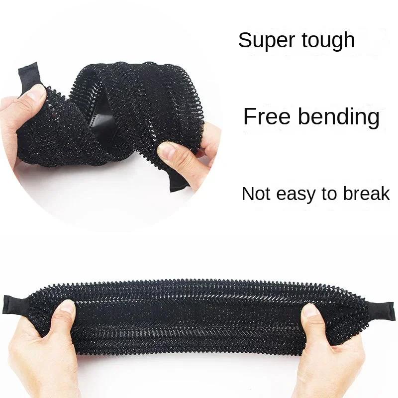 Женская повязка для волос Простая широкая повязка на голову с зубчиками Нескользящая заколка Все сочетающая полая накладка Седые волосы Аксессуары для волос Женские