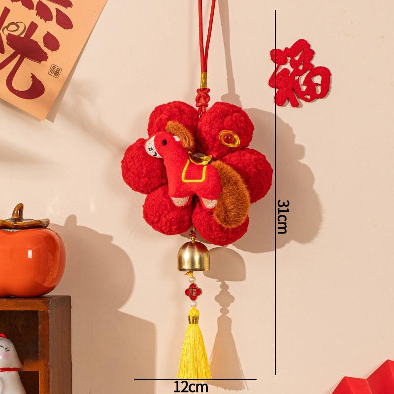 Chinese New Year Decoraitons  Horse Year Hanging Ornament Tassel Pendant Spring Festival Door Accessories Room Decor