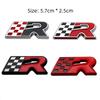 3D Metal R CUPRA Etc Letter Badge Sticker Side Fender Rear Trunk Emblem Decal High-Quality Automotive Exterior Accessories