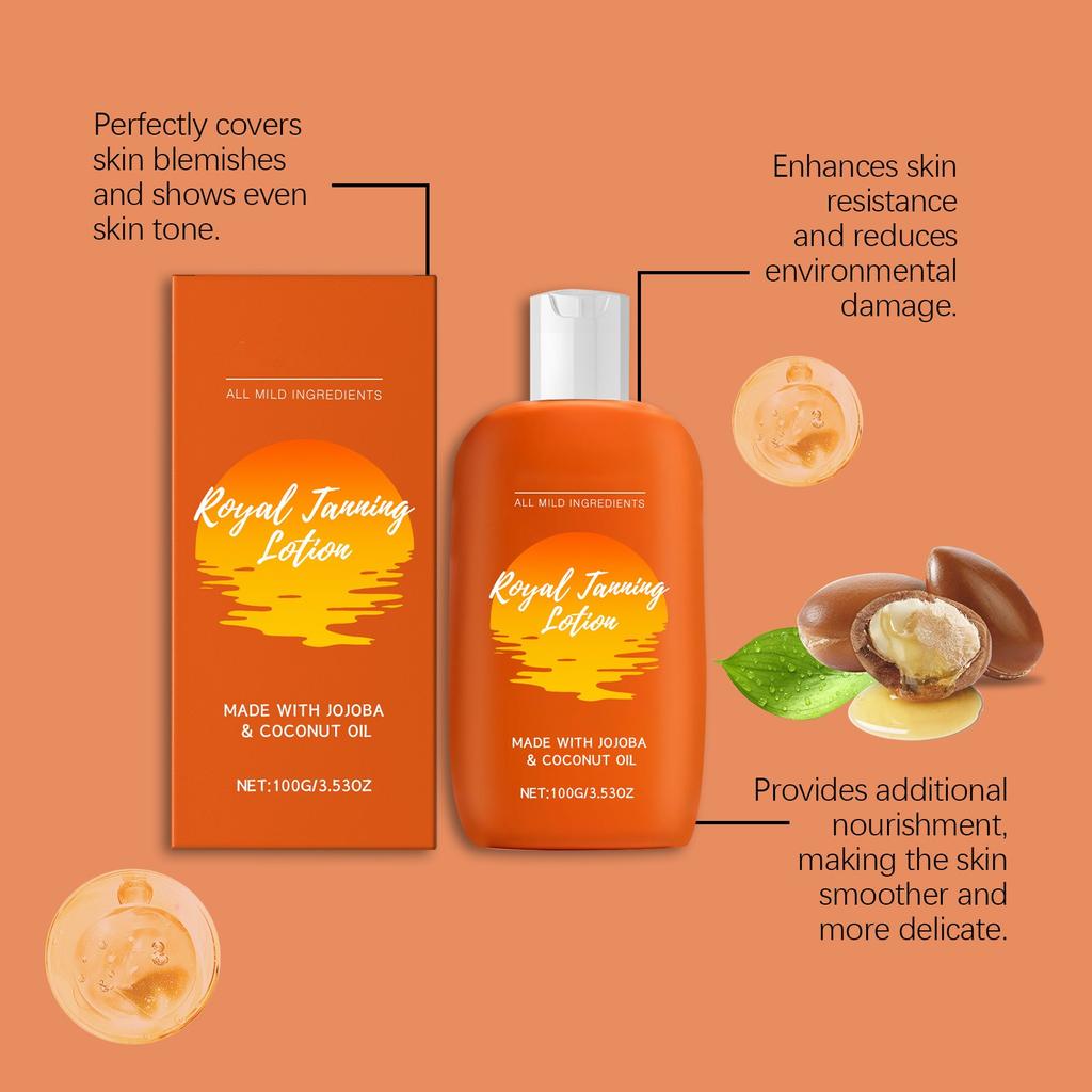 Гель для загара, интенсивный гель для загара, гель для загара для солярия, стойкий водостойкий для потрясающего загара для тела и лица 100 г