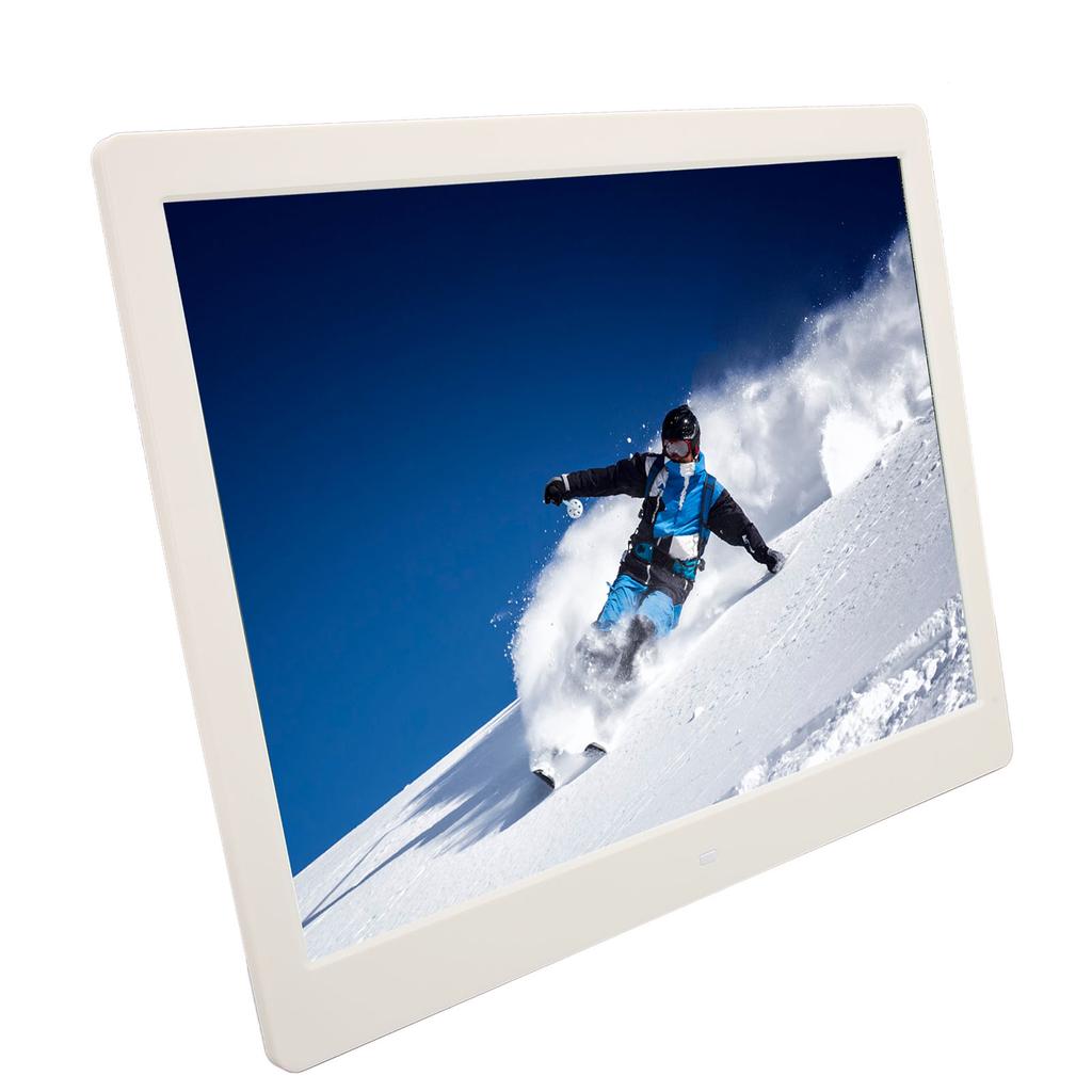 16-дюймовая цифровая рамка 4:3 IPS-дисплея с разрешением 1600X1200, электронная фоторамка с видео и музыкой