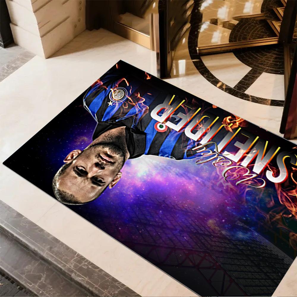 Chelsea Fc Player Action Floor Rug Office Rug Design for Dining Room Game Room Entryway Playrooms Anti-slip Rug Decorate Offices Gift for Festivals