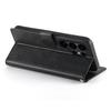 For Samsung Galaxy S26 Ultra Case Stand Wallet Calf Texture PU Leather Flip Phone Cover with Wrist Strap