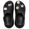 Crocs EVA Comfortable Breathable Clogs 5.2cm Unisex Footwear Black 207521-TZ-001