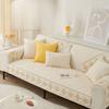 Sofa Cushion New Fabric Craft Ethnic Style Four Seasons Non-Slip Washed Cotton Simple Modern Universal Backrest Towel Cover Thickened