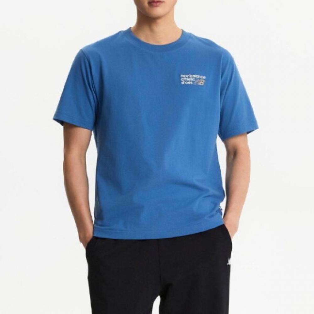 New Balance Футболка Eqs Nbnef22461 50 Унисекс Спортивная Графическая Футболка с Коротким Рукавом