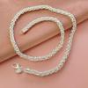 2026 Jewelry Copper Plated 925 Silver 6MM Chopin Necklace 18-24 Inches