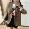 Internet Celebrity Small Blazer Women's New Autumn Retro Casual Small Short Suit Top