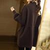 Coat for Women Autumn Winter Thickened Casual Oversize Drawstring Stand Collar Loose Fit Jacket