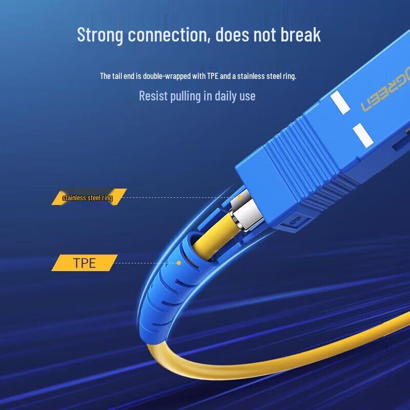 UGREEN NW223 SC-SC Single Mode Duplex Fiber Optic Patch Cable