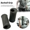 1 Pair Angled Barbell Grips Ergonomic Rotating Weightlifting Handles Reduce Joint Stress Bench Press Biceps Triceps Forearm Training Dumbbell Grip