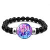 K-POP Demon Hunters Theme Beaded Bracelet, Fashion Handmade Wristband for Girls, Ideal Birthday Holiday Gift & Party Accessories