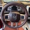 Для Dodge RAM 1500 Classic 2012- 2500 3500 5500 2012-2018 Ручная прошивка нескользящая кожаная чехол на руль автомобиля