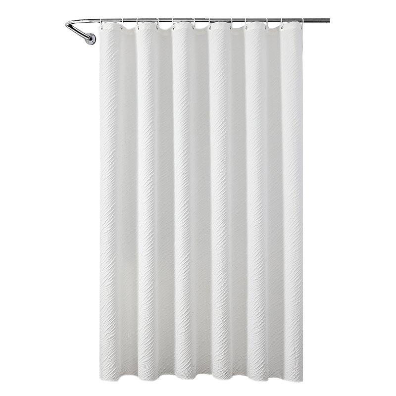 Водонепроницаемый для ванной комнаты Бесплатная перфорация Перегородка Набор штор для душа Шторы для душа Защищенная от плесени Штора для душа с 12 крючками