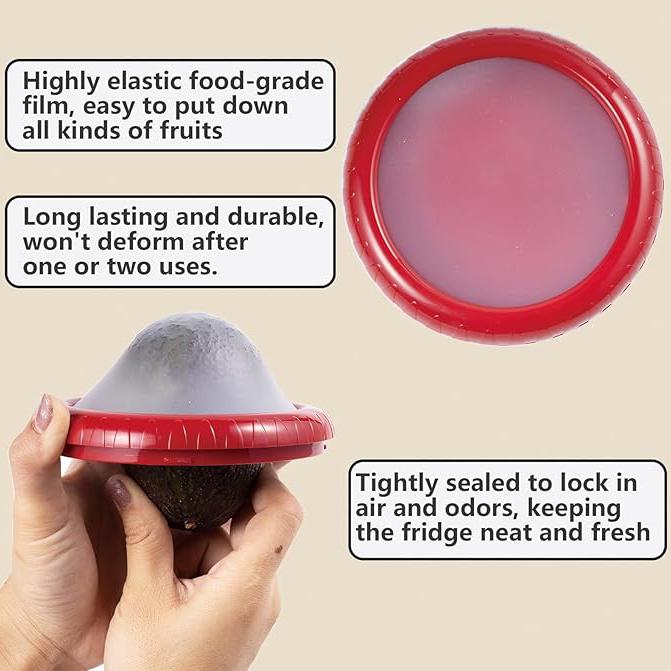 4 шт. держатель для хранения лука, авокадо, помидоров, многоразовые контейнеры для хранения в холодильнике - идеально подходит для чеснока, лука, лимонов и картофеля