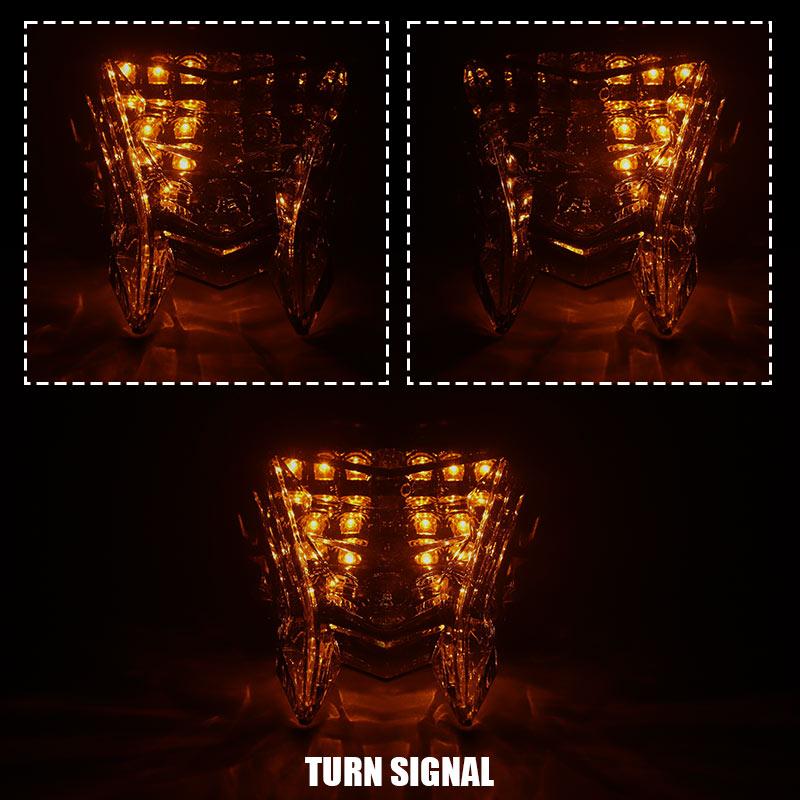 Motorcycle LED Taillight Brake Light Rear Warning Lamp Turn Signal Light For BMW HP4 S1000R S1000RR S1000 S 1000 RR 2009-2020