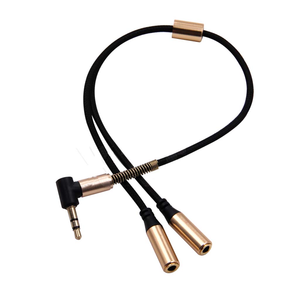 Jack Splitter Male to Female Audio Extension Cables Audio Cable Y Splitter Cable Headphone Adapter