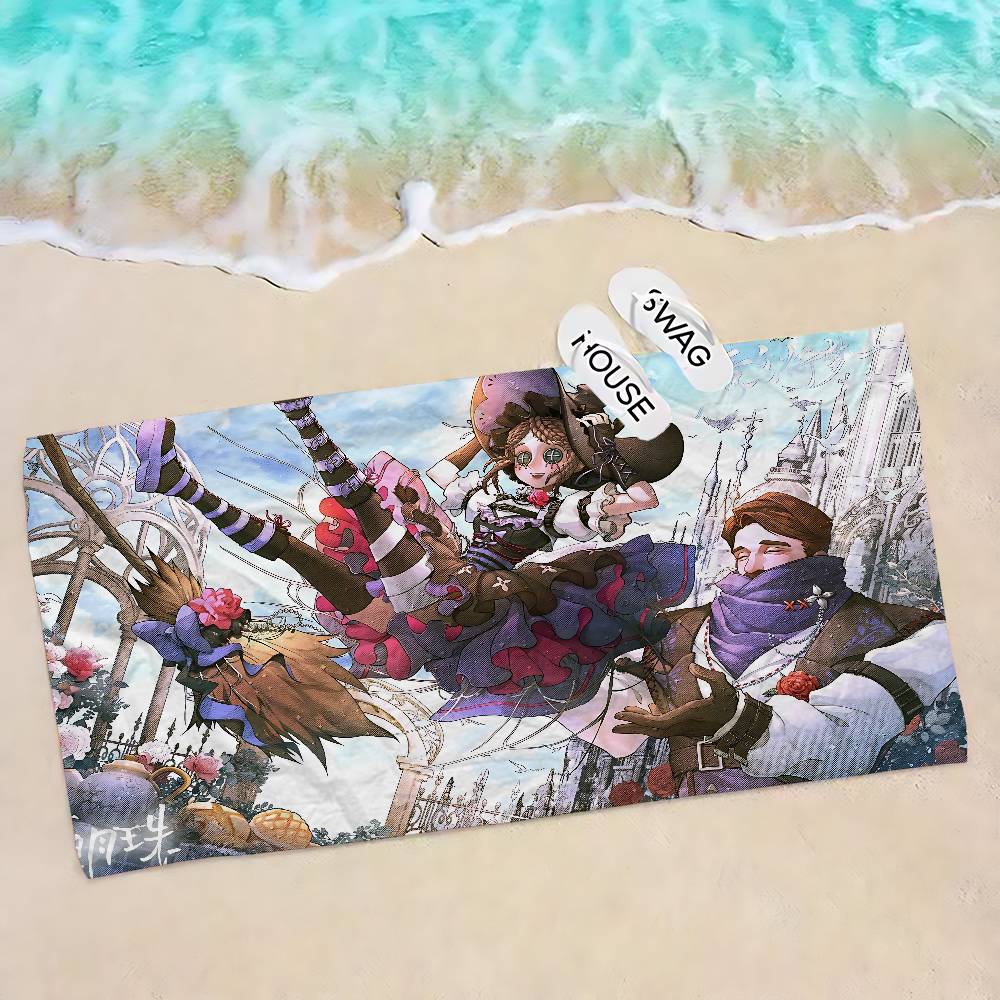 Horror Game I-Identity V Microfiber Blanket Quick Drying Beach Towels Oversized Printing Super Absorbent Pool Towel Blanket