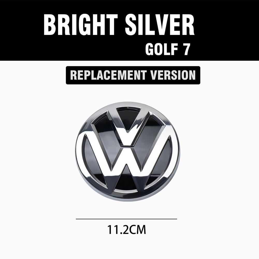 For VW 1/2Pcs Car Front Bonnet Grill Rear Trunk Emblem Logo Cover Replacement Badge For Volkswagen VW Golf 7 MK 7 2014 2015 20