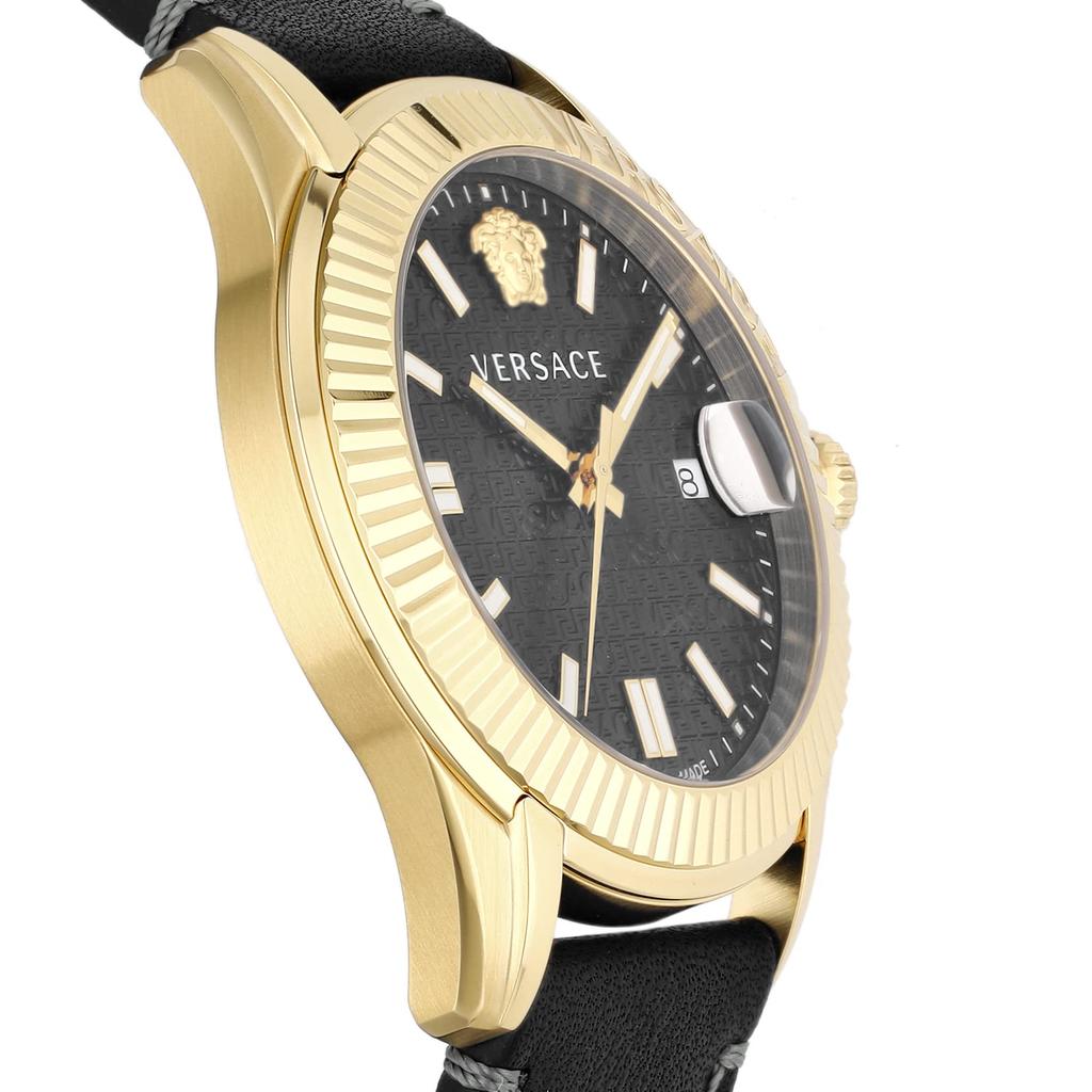 Часы GRECA TIME Синий циферблат Нержавеющая сталь Сапфировое стекло Кварцевые 41MM Швейцарские часы VE3K00222 [Versace] Мужские [Товар]