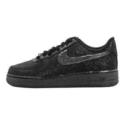 Nike Air Force 1 Устойчивые к износу и легкие Низкие Скейтбордические кроссовки Унисекс Черный Серебристый CW2288-001(Команда133-)
