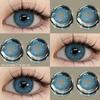 AMARA 1 Pair Colored Contact Lenses for Eyes Natural Contact Lenses Fashion Lenses GRAY Eye Lenses Blue Lenses