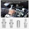 16Pcs Double Square Head Socket Adapter Converter Reducer Set 1/4 3/8 1/2 Impact Drive Ratchet Wrench Socket Adaptor Repair Tool