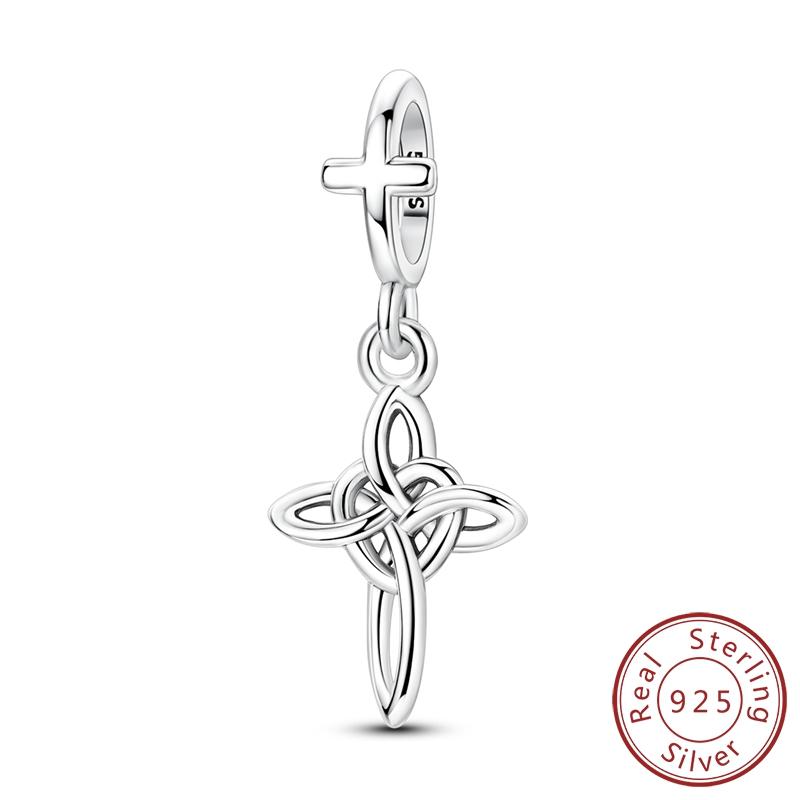 Оригинальные Шармы Бусины Медь Сердце Медведь Роза Шестиконечная Звезда Древо Жизни Шарм Подходит Браслет Бангл Женщина Мужчина Ювелирное Изделие Подарок