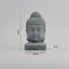 Oriental Culture Sandstone Buddha Green Sandstone Buddha Statue Zen Ornament  Desk