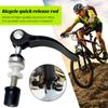 Black Bike Seat Clamp Rustproof Corrosion Resistant Reusable Quick Release Bike Seat Clamp Pipe Clamp Locking Screws