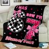1PC Custom Name "67th Birthday Celebration" Flannel Blanket Versatile,all-season Throw Suitable for the Living Room,bedroom,camping,travel,and Gift