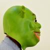 Halloween Shrek latex mask, costume party, funny and quirky headgear, movie prop