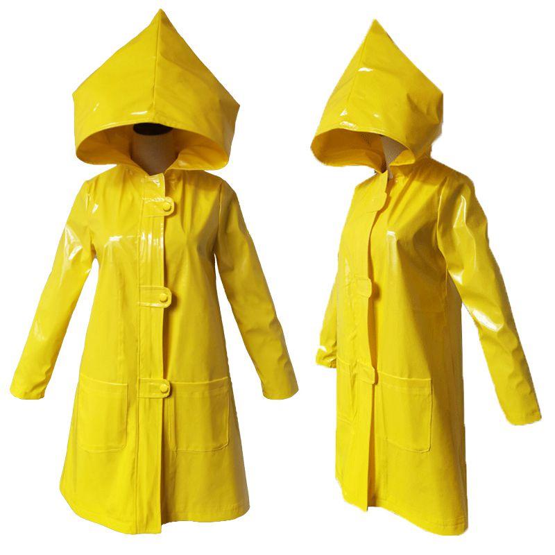 Костюм для косплея Маленькая Шестерка из 2 Кошмаров, желтая куртка-пальто, плащ на Хэллоуин