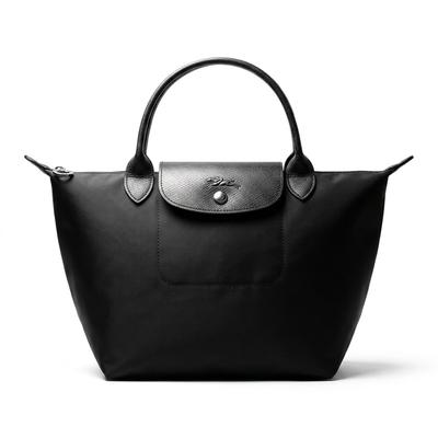 Le Pliage однотонный дизайн сумка-пельмень нейлоновый холст сумка на плечо маленький размер женская черная 1621979001