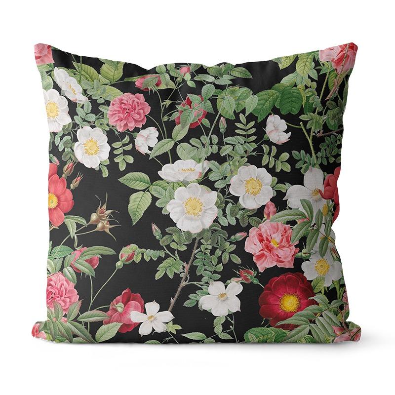 Наволочка с изображением цветка розы для спальни, украшения офиса, гостиной, дивана, дома, наволочка