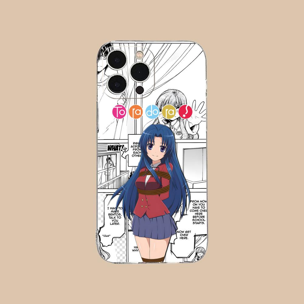Чехол для мобильного телефона Toradora Kawashima для iPhone 17 16 15 14 13 12 11 X XR XS Air Pro Max Plus Mini Прозрачный Цветной Чехол Роскошный