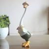 Garden Statue Resin Duck Craft Figurines Duck Family Member Courtyard Ornaments Artwork Animal Sculptures Modern Home Decor