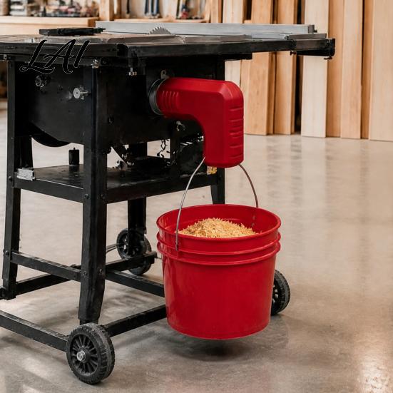Sealed Dust Collection Connector Table Saw Collector Adapter 3D Printed Port Woodworking Tool Connector Efficient Sawdust Tool Accessories